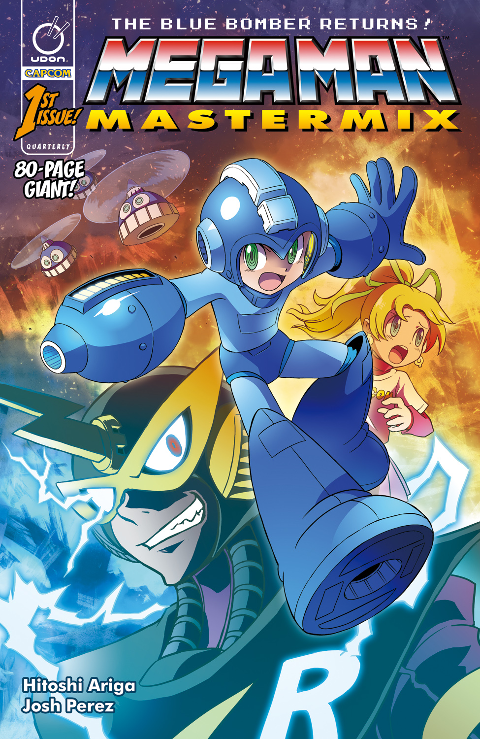 Mega Man Mastermix Returns the Blue Bomber to the Printed Comics Page