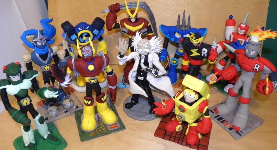 Check Out These Robot Master Sculptures